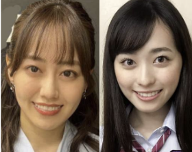 宮崎香蓮と福原遥との顔比較